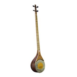 Instrument à cordes Setâr persan professionnel – Avec caisse de résonance en cuir
