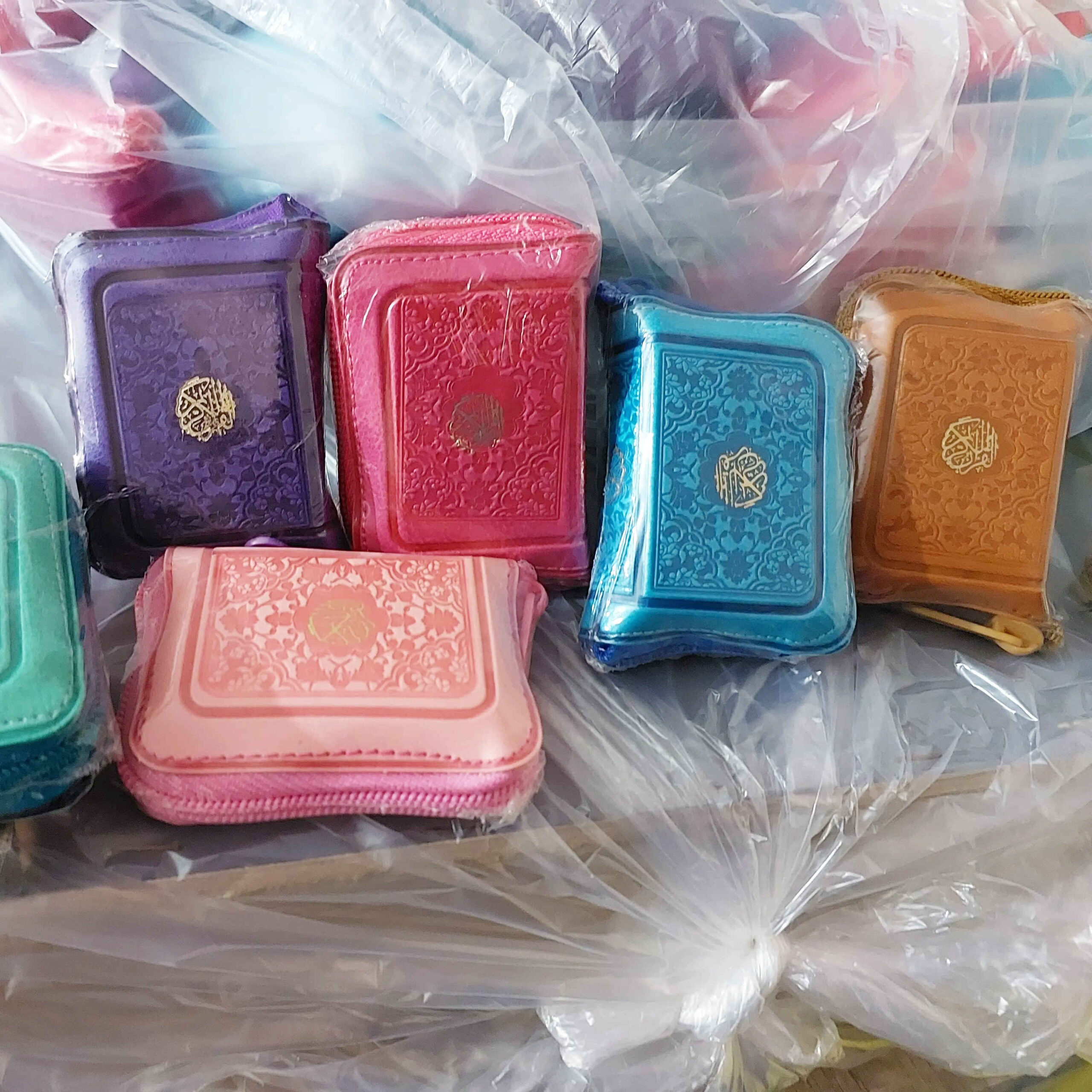 Mini Coran Arc-en-Ciel avec Couverture Zippée – Pratique, Coloré et Portable