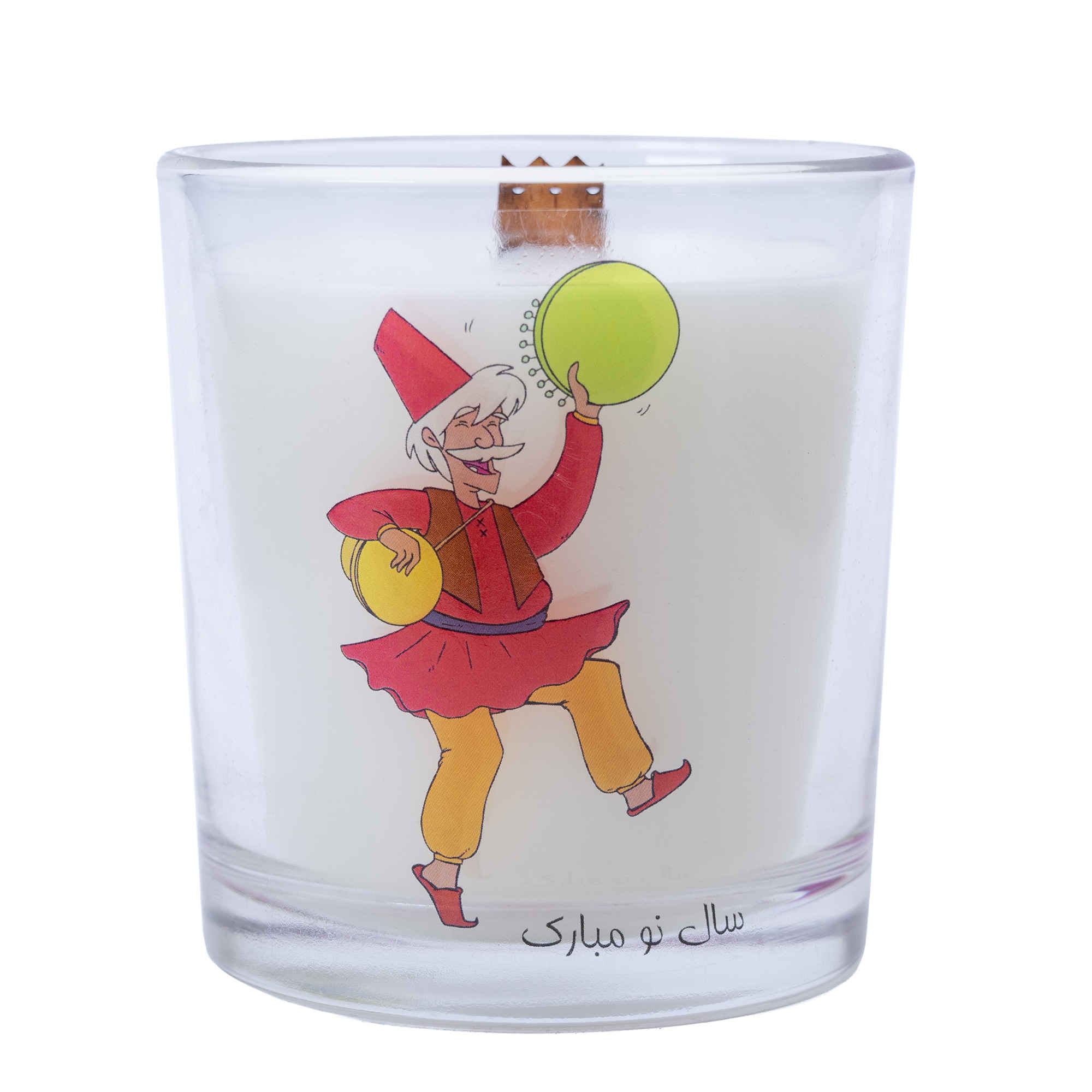 Bougie parfumée en pot – Conçue pour l'agencement Eid et Nowruz (x2)