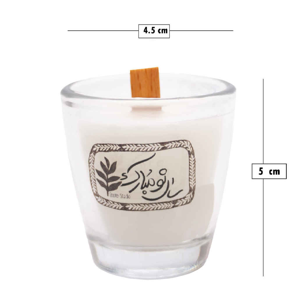 Bougie parfumée en pot – Accent parfait pour la célébration du Nouvel An (x2)