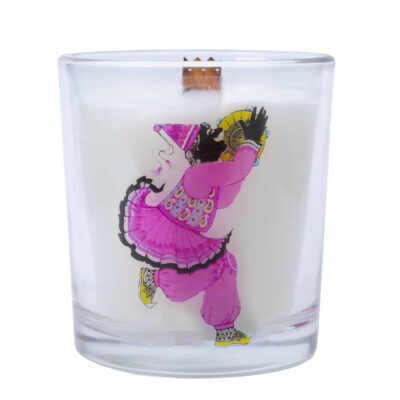 Bougies persanes parfumées style votif Hajji Firuz – Décoration de célébration de Nowruz (2 pièces)