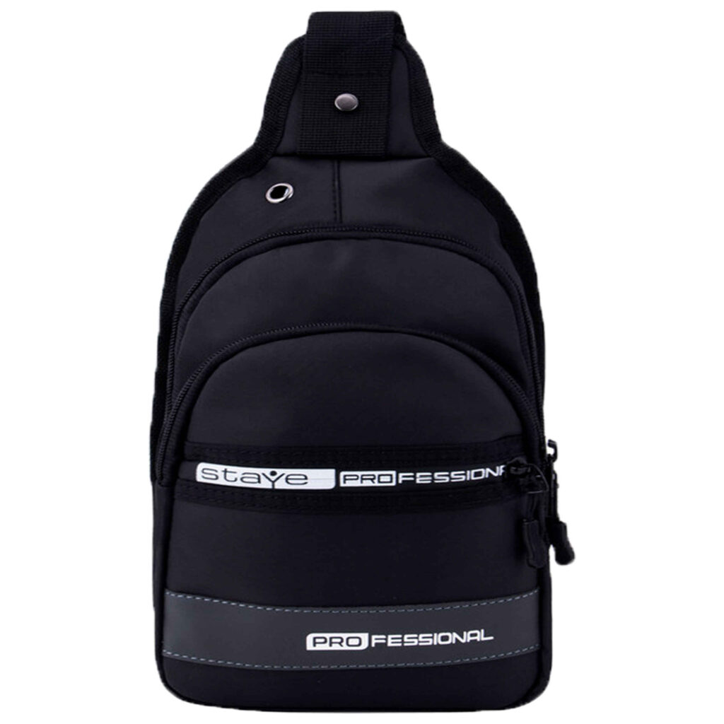 Sac bandoulière en toile avec plusieurs compartiments pour une vie active