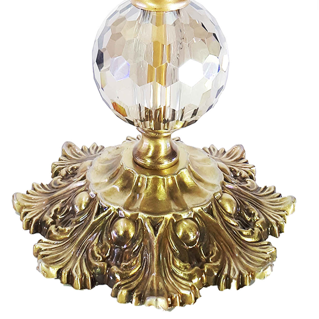 Lampe de table avec abat-jour conique en tissu – modèle Royal