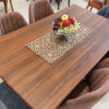 Couverture de Table en Simili Cuir avec Design Chic Pailleté
