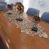 Couverture de Table en Simili Cuir avec Style Pailleté Fantaisie