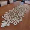Couverture de Table en Simili Cuir avec Style Pailleté Fantaisie