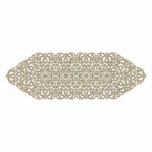 Couverture de Table en Simili Cuir avec Design Moderne Pailleté