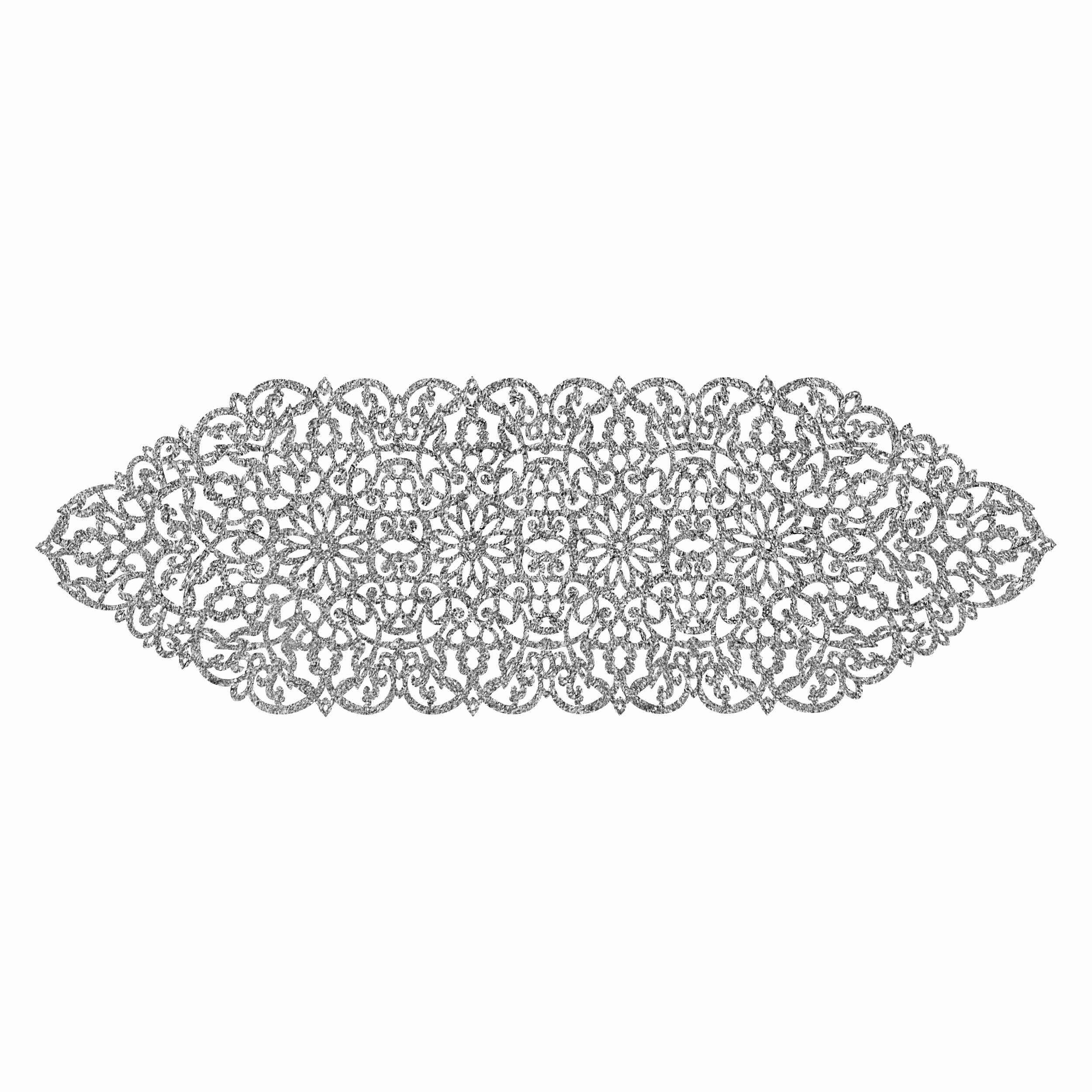 Couverture de Table en Simili Cuir avec Design Moderne Pailleté