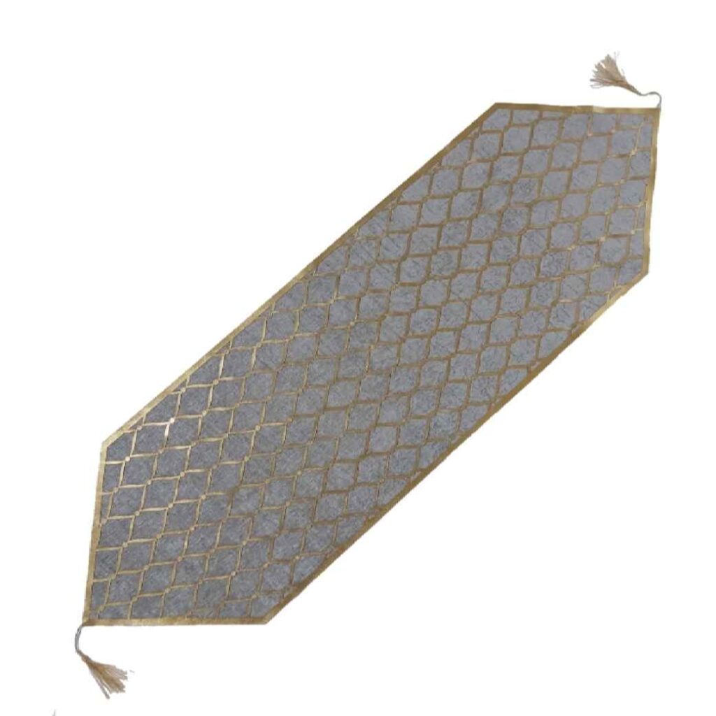 Couverture de Table en Cuir & Velours Idéale pour le Design de Maison