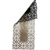 Couverture de Table en Simili Cuir Rectangulaire Chic avec Paillettes