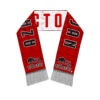 Foulard fan du club de football Tractor – Rouge et blanc