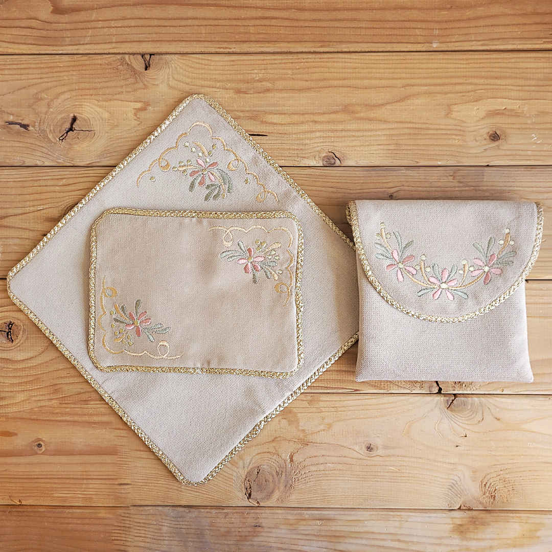 Tapis de prière de voyage pour musulman taille poche et portable Sajada Melisa