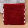 Tapis de prière de voyage pour musulman taille poche et portable Sajada Rouge