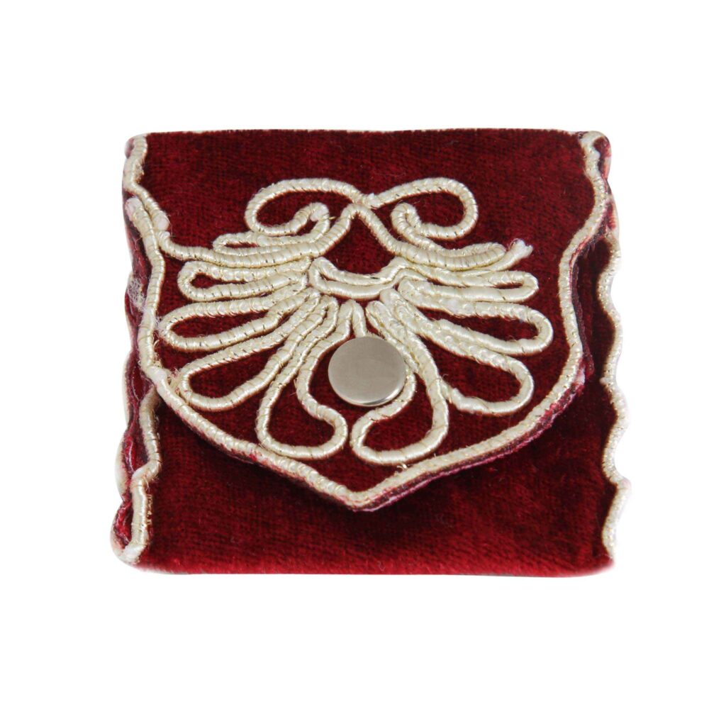 Tapis de prière de voyage pour musulman taille poche et portable Sajada Rouge