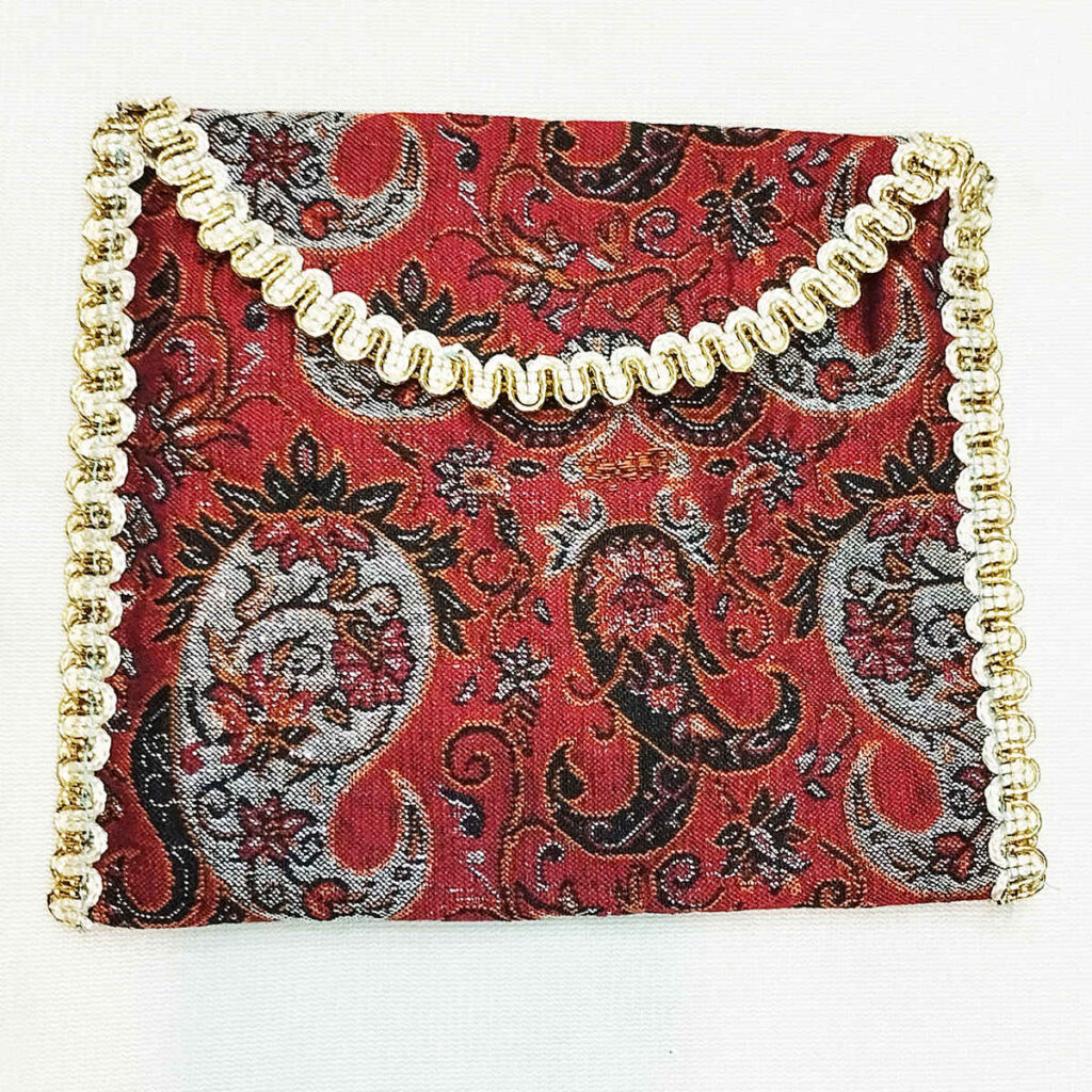 Tapis de prière de voyage pour musulman taille poche et portable Mehrab