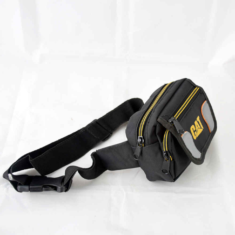 Sac banane en toile chenille avec 3 poches et ceinture ajustable – Essentiel quotidien