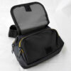 Sac banane en toile chenille avec 3 poches et ceinture ajustable - Essentiel quotidien