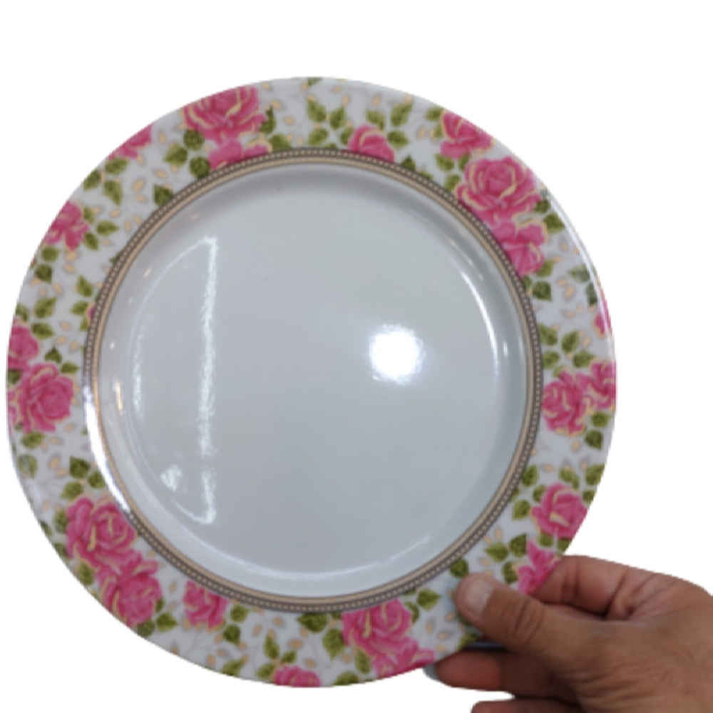 Ensemble de Assiettes en Mélamine pour Usage Quotidien – Légères (Pack de 6)