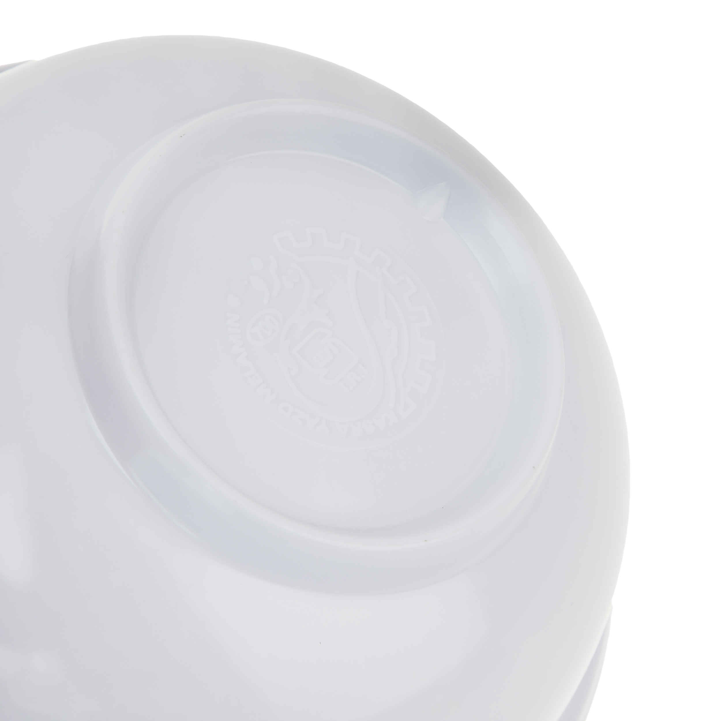 Ensemble de Bols de Vaisselle en Mélamine Blanc, Lavable au Lave-vaisselle – Modèle Hani (Ensemble de 6)