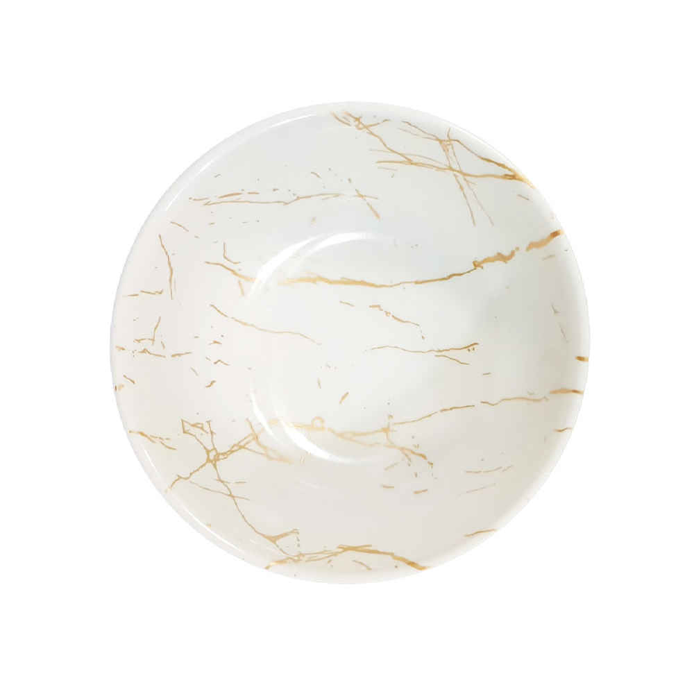 Ensemble de Bols de Vaisselle en Mélamine Blanc, Lavable au Lave-vaisselle – Modèle Hani (Ensemble de 6)