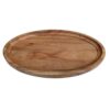 Plateau rustique de forme ovale – Plateau en bois modèle Simple