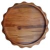 Plateau de service en bois avec bordure – Parfait pour le thé ou les en-cas