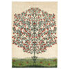 Tapis Gabbeh en laine persane tissé à la main à Shiraz Arbre