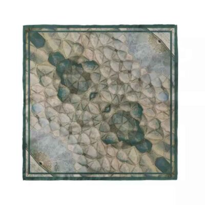 Foulard Miniature Imprimé pour Femme – Reflet Artistique de la Beauté de la Mosquée Jamé