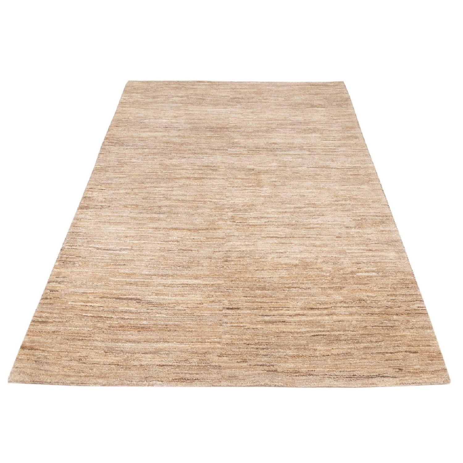 Tapis Gabbeh en laine persane authentique tissé à la main en Fars crème