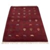 Tapis Gabbeh en laine persane authentique tissé à la main avec des motifs animaliers