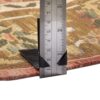 Tapis en laine Kilim persan authentique tissé à la main en Fars bordé saumon
