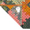 Tapis Kilim en laine persane authentique tissé à la main à Bijar Géométrique
