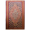 Tapis Kilim en laine persane authentique tissé à la main traditionnellement à Tabriz Médaillon