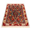 Tapis persan authentique en laine noué à la main à Bojnurd bordure florale