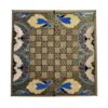 Plateau de Backgammon en Marqueterie Incrustée Artisanal avec Technique Khatamkari