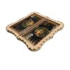 Plateau de Backgammon en Marqueterie Incrustée Artisanal avec Élégance Khatamkari Persane