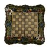 Plateau de Backgammon en Marqueterie Incrustée Fait Main avec Maîtrise Exquise du Khatamkari