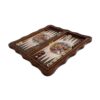 Plateau de Backgammon en Marqueterie Incrustée Design Chovgan par des Artisans Qualifiés