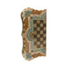 Plateau de Backgammon en Marqueterie Incrustée avec Maîtrise Artisanale Khatamkari Persane