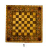 Plateau de Backgammon et d’Échecs Fait Main en Bois de Noyer