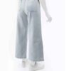 Jeans Baggy Pantalons en Jean à Jambe Large pour Femme
