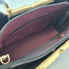 Sac à main Bauletto en cuir noir avec grande capacité pour femmes
