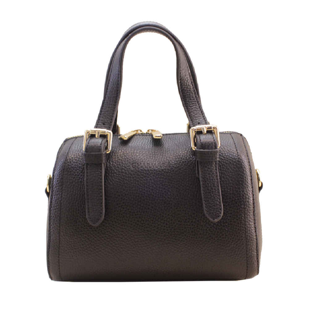 Sac à main Bauletto en cuir fait main avec poignée supérieure pour femmes