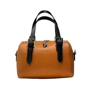 Sac à main Bauletto en cuir avec poignées doubles : style classique