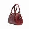 Sac à main Bauletto en cuir avec motif peau de serpent pour femmes