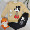 Ensemble sweat-shirt et pantalon pour garçon avec design Mickey Mouse