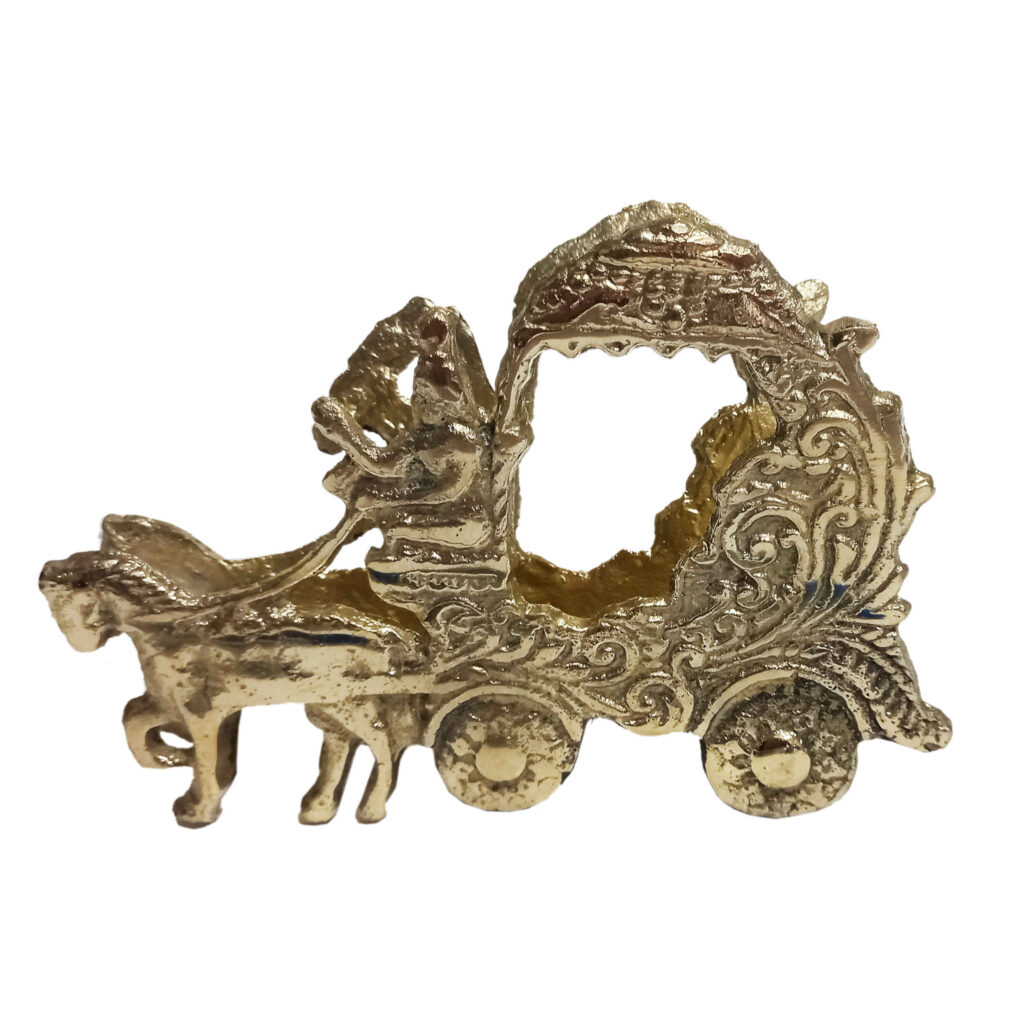 Porte-mouchoirs en laiton – Design de chariot pour la décoration de la maison