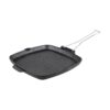 Poêle Grill en Fonte Carrée pour Camping et Plein Air – 26 cm