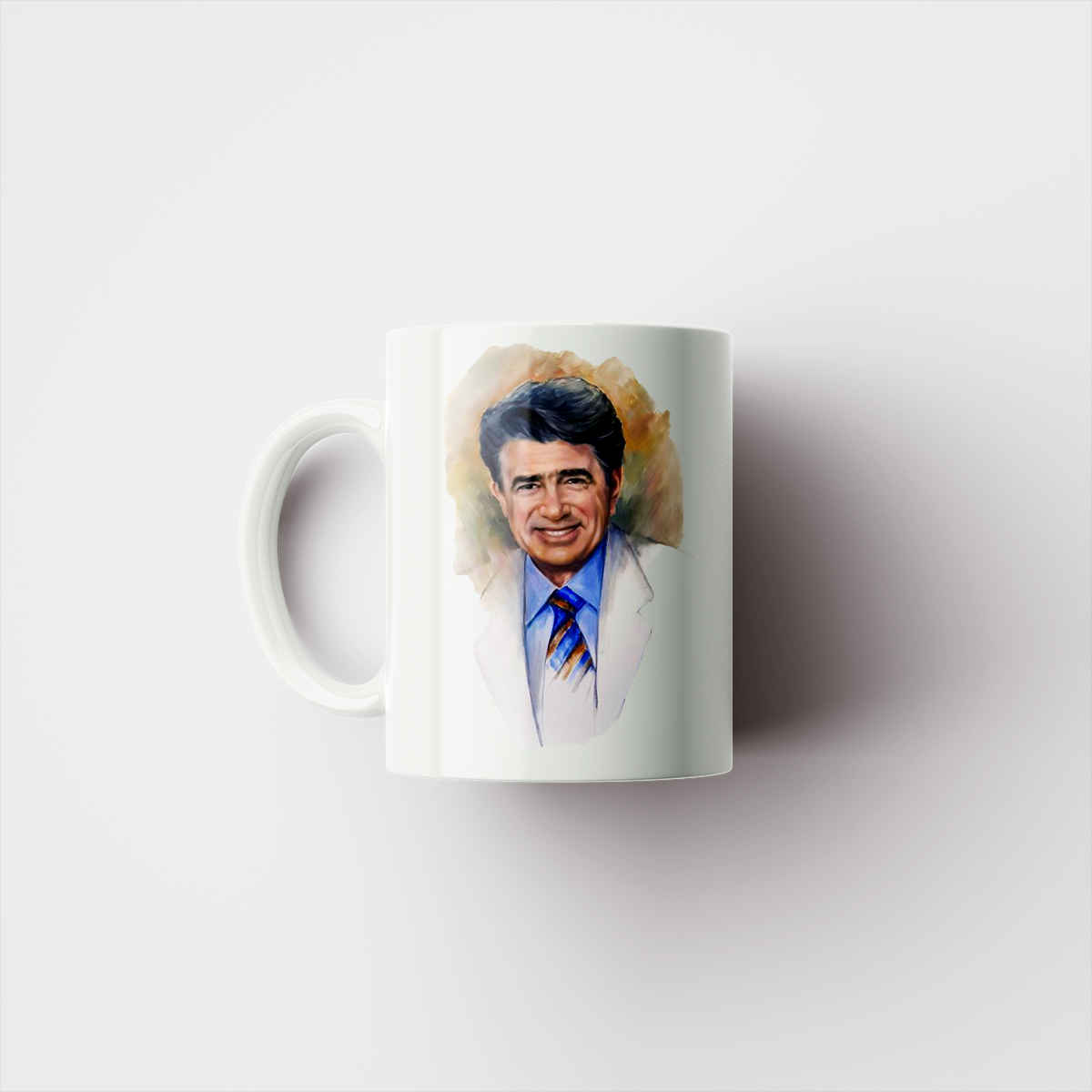 Mug en céramique persan avec motif Mohammad-Reza Shajarian