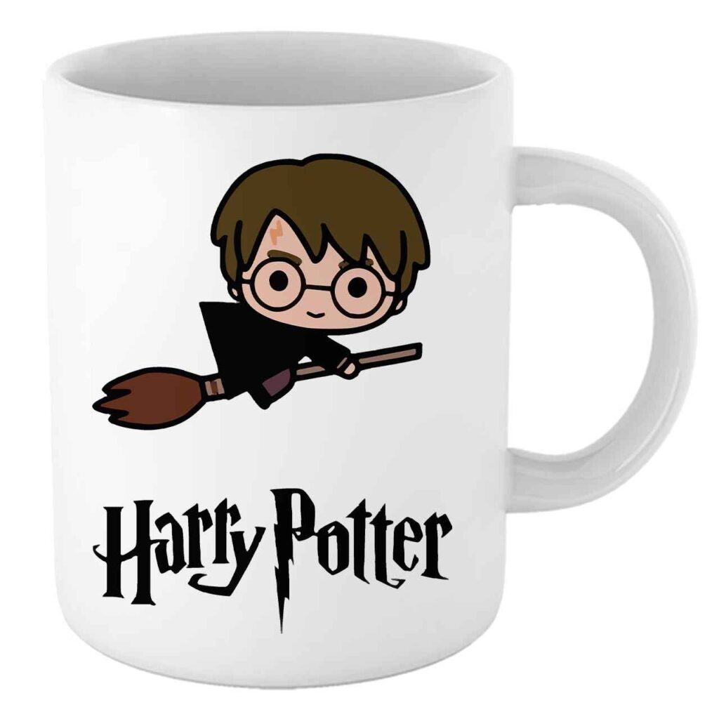 Mug à café en céramique Harry Potter – Design inspiré blanc
